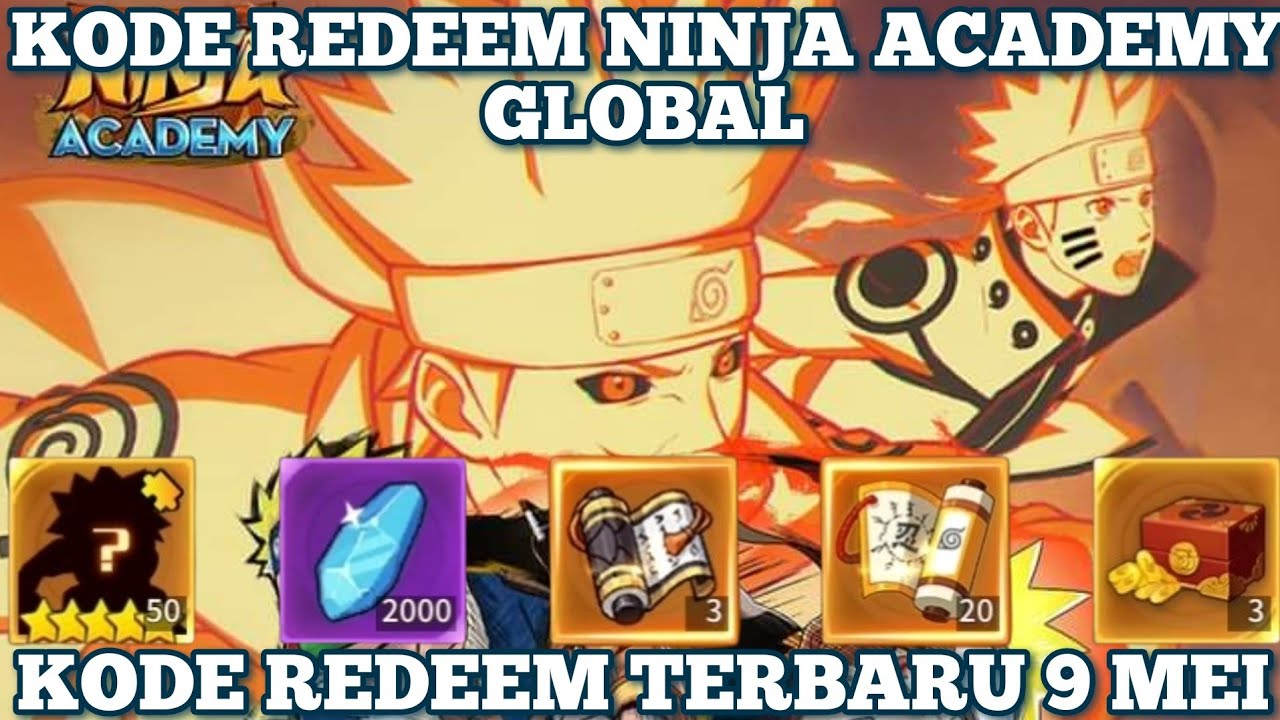 Kode Redeem Ninja Academy Global 9 Mei 2024 ! Gift Code Ninja Academy ...