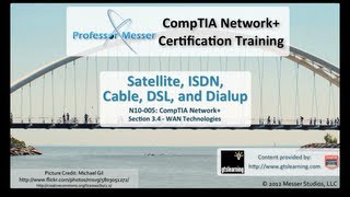 Satellite, ISDN, Cable, DSL, and Dialup - CompTIA Network+ N10-005: 3.4