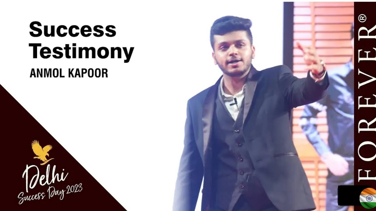 Success Day Testimony By Anmol Kapoor|Delhi Success Day 2023 |‎@Forever_Team_23 Forever Living India