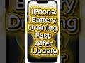 iPhone Battery Draining Fast After Update? Try This Fix! 🔋📱
