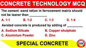 Concrete Technology MCQ