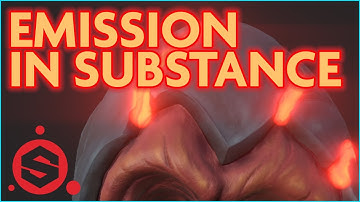 Substance Painter EMISSION.