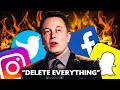 Elon Musk: &quot;DELETE Your Social Media RIGHT NOW!&quot; - Here&#39;s Why!