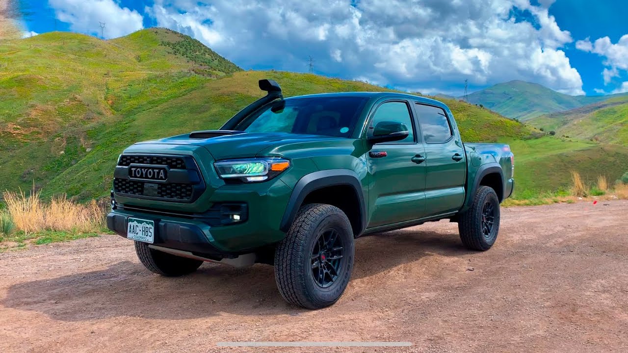 2020 Tacoma Trd Pro The Beast Is Now Green Youtube