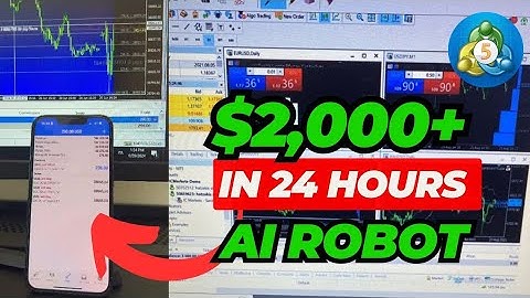 This Gold Scalping AI Forex Bot Made $2,000 in 24 Hours (NO VPS Needed!)  #ForexRobot #aitrading