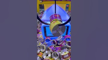 Satisfying Ticket Claw Machine Win 😍 #shorts #arcade #clawmachine