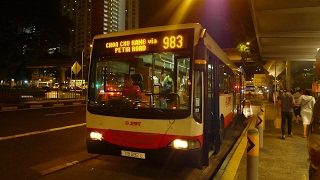 SMRT Bus Service 983, SG5063Z (Timelapse)