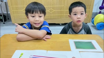 Tiếng Anh Giao Tiếp Phan Thiết: Toby and Milton practice talking about School Objects