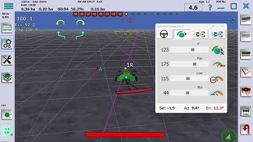 Case CVX 195, agOpenGPS, discing