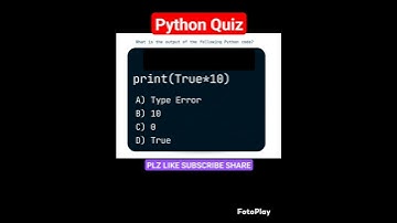Python Quiz #python          99K views