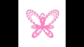 Pink Butterfly Animation | Matplotlib | Python