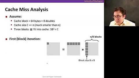 The Hardware/Software Interface || 06 Cache Friendly Code 12 19