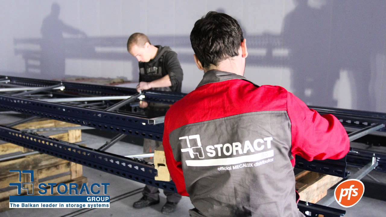Storact mobile racks for PFS - YouTube