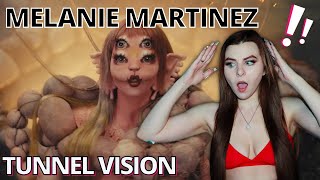 SHE'S LITERALLY DROWNING IN TEARS... | Reaction to Melanie Martinez - TUNNEL VISION (Official Video)