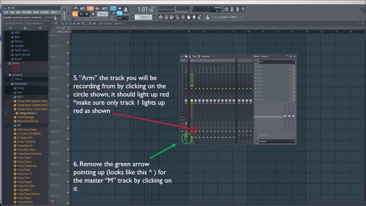 how to turn off mic in fl studio