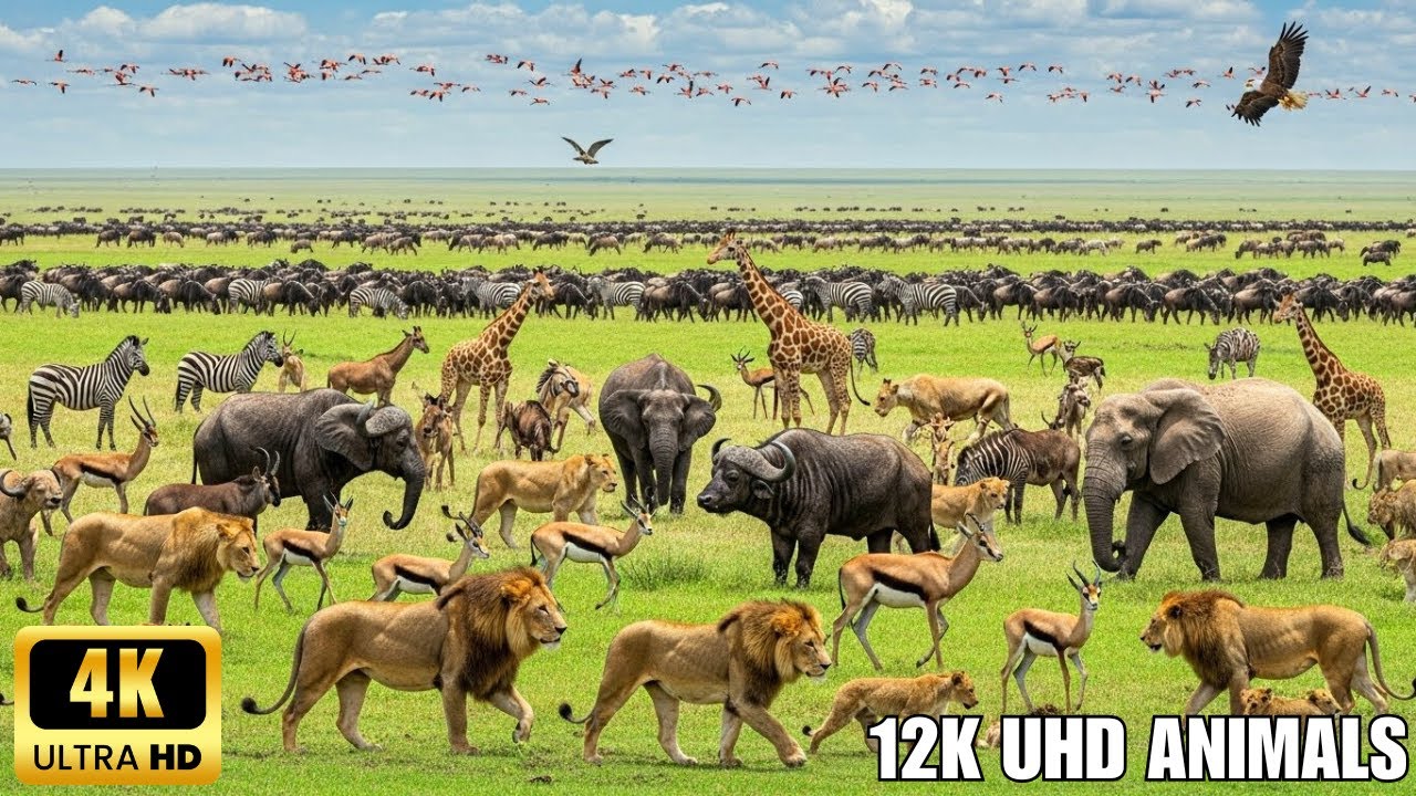 Graceful Animal Beauty 4K - Untouched Nature and Incredible Wildlife | 4K African Wildlife