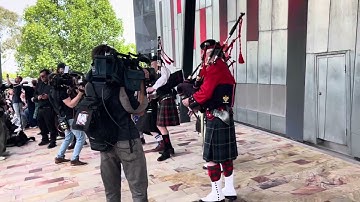 Flash Mob Federation Square AC/DC 