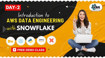 AWS Data Engineering With Snowflake  2023 - Day 2 | Free Demo Session