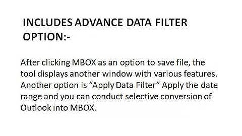 How to Convert Outlook PST file to MBOX file