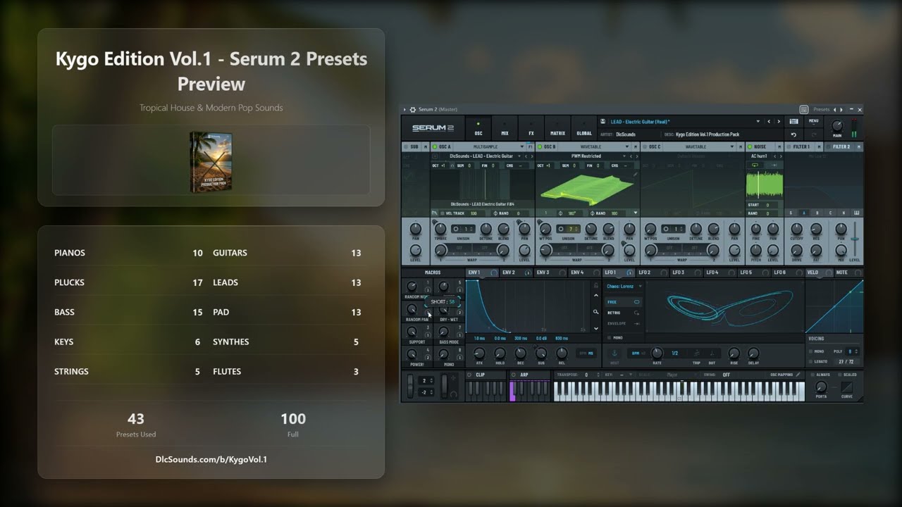 Kygo Style Serum 2 Presets Vol. 1 | Tropical House & Modern Pop Soundbank Preview