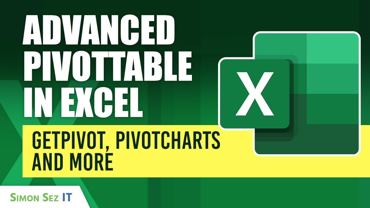 Расширенные сводные таблицы в Excel (GETPIVOT, PivotCharts и др.)