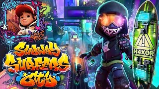 Unlocked H4XOR Hoverboard Gameplay With Ninja 🥷🔥 | Max Upgrade | Subway Surfers City 2026 screenshot 3