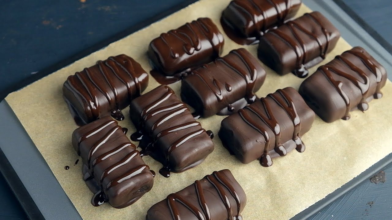 Sugar free. Energy bars with chocolate and nuts. YouTube