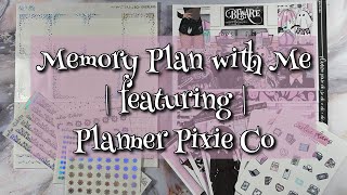 Memory Plan with Me | featuring |Planner Pixie Co