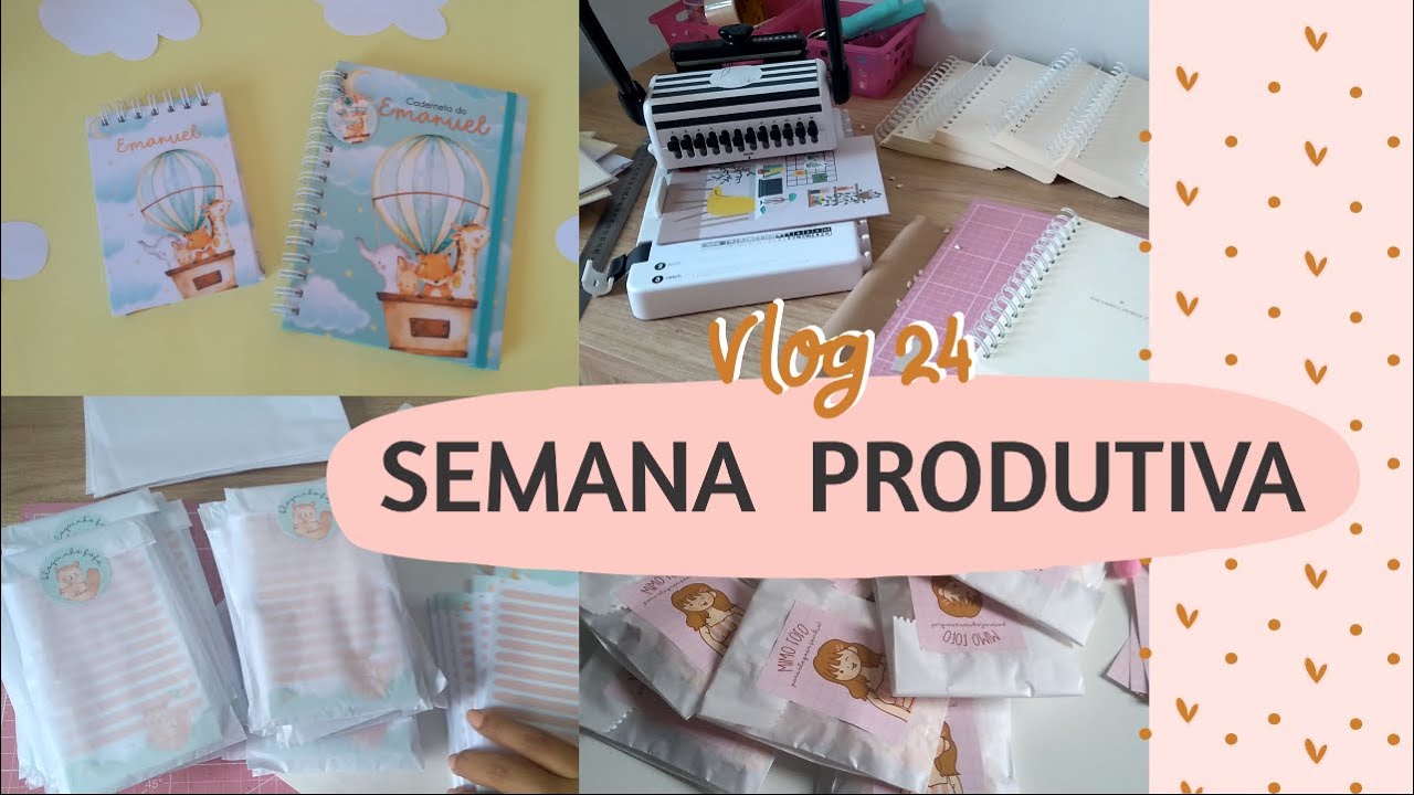 Studio vlog #24 | Preparando pedidos para postar e os bloquinhos chegaram!