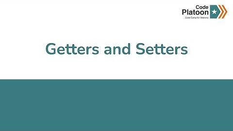 W3D1: Getters and Setters