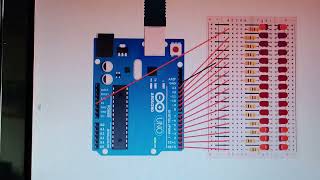 USING MICRONTROLER ARDINO UNO BOARDWITH BREADBOARD CONNECTION TO GLOWING MULTIPULE  BULB ||💡💡||
