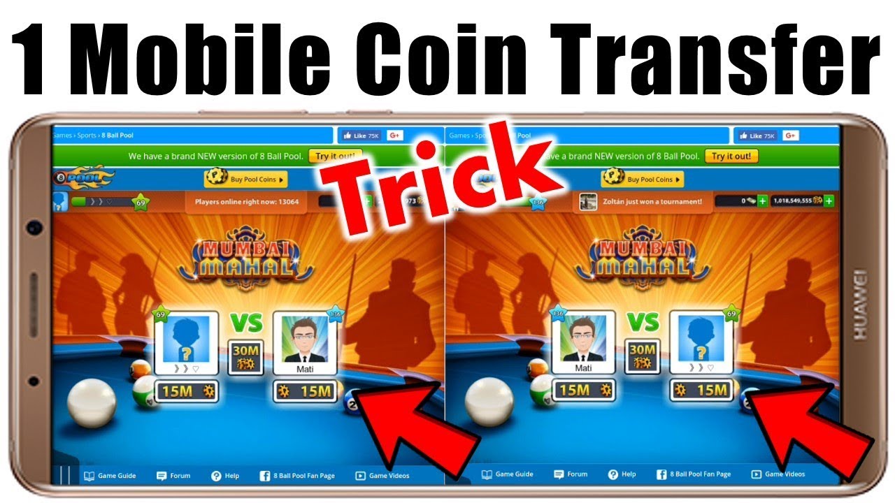 8bp Coin Transfer Trick Only Using 1 Mobile