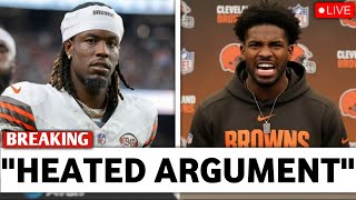 Shedeur Sanders & Jerry Jeudy SIDELINE FIGHT — Browns Locker Room ERUPTS