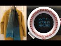 Knit a Scarf in Minutes Using a Knitting Machine