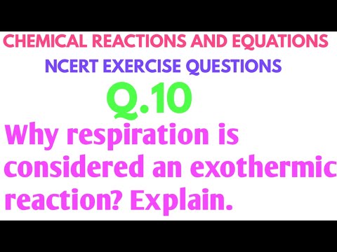 Video: Blev respiration betragtet som en eksoterm reaktion?