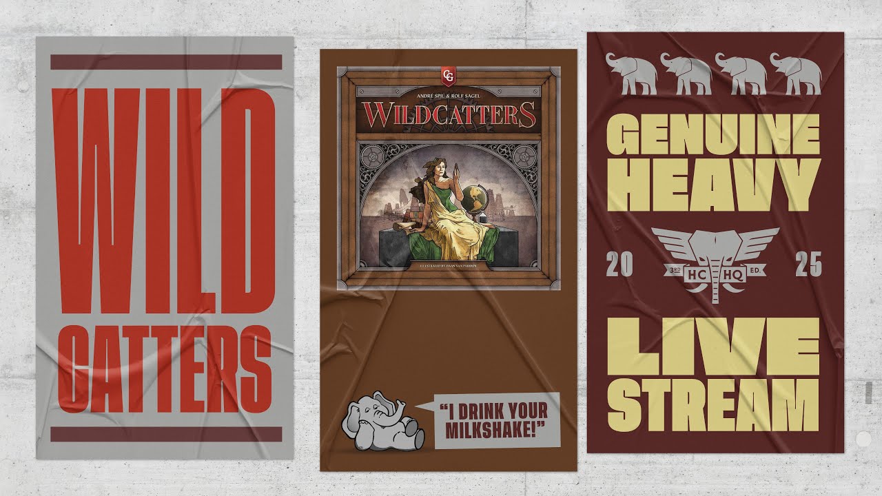 Wildcatters (Revisited) -  4p Teaching, Play-through & Roundtable Discussion by Heavy Cardboard