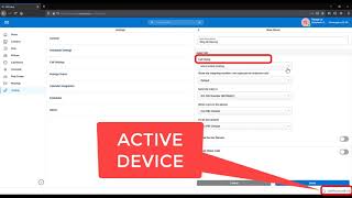 Mitel MiCollab Web -  Create Status -  Ring All Devices