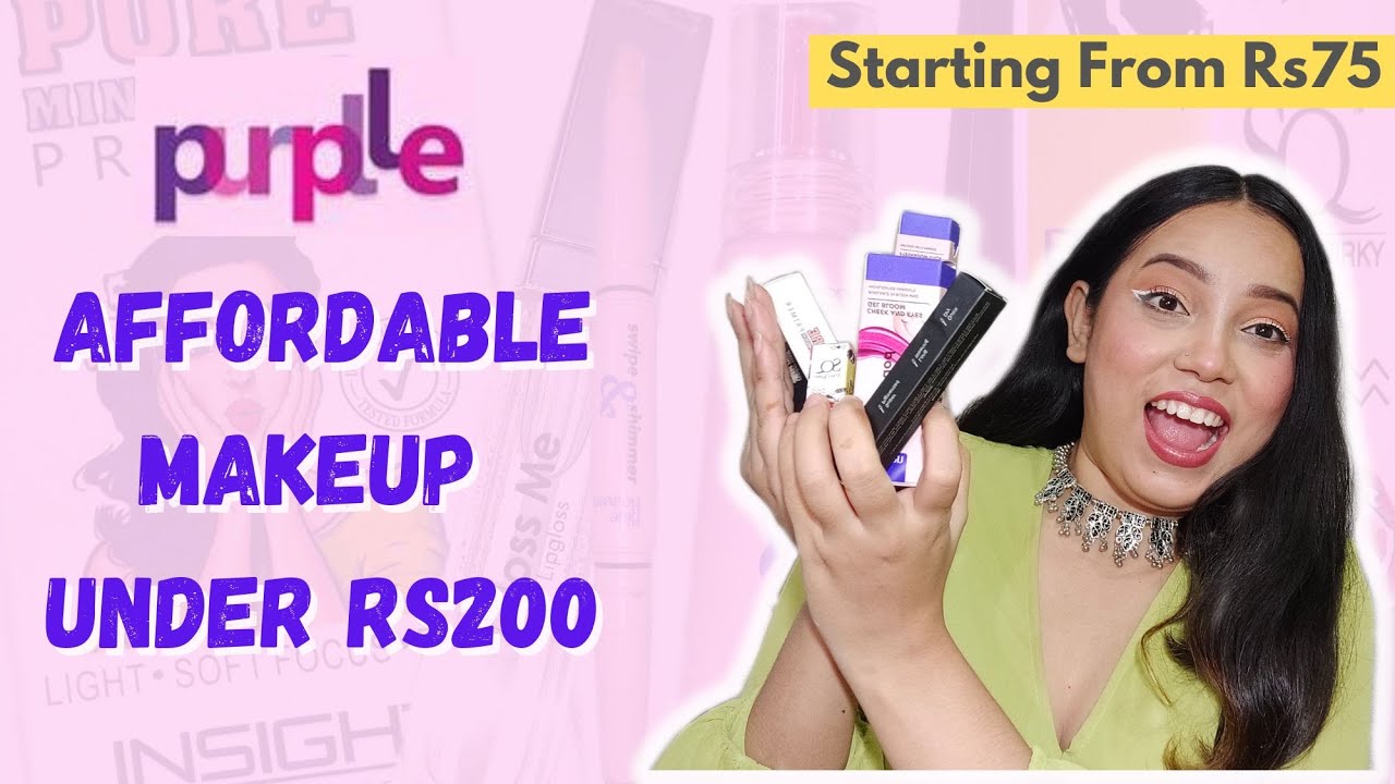 *Best Affordable* Makeup Products Under 200 Rs From Purplle Starting