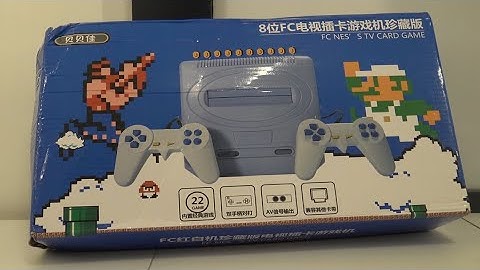Cool Baby Famicom Clone with Sega Casing 😨