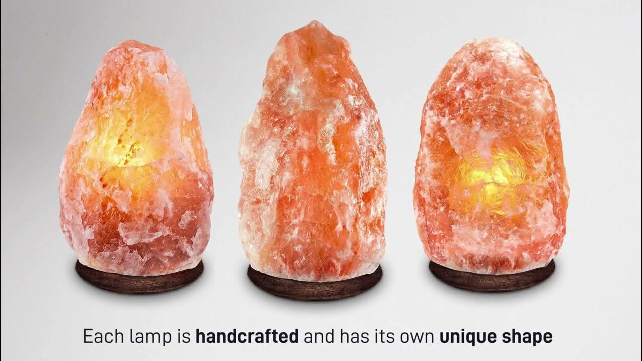 Himalaya Salzlampe mit Holzfuss YouTube