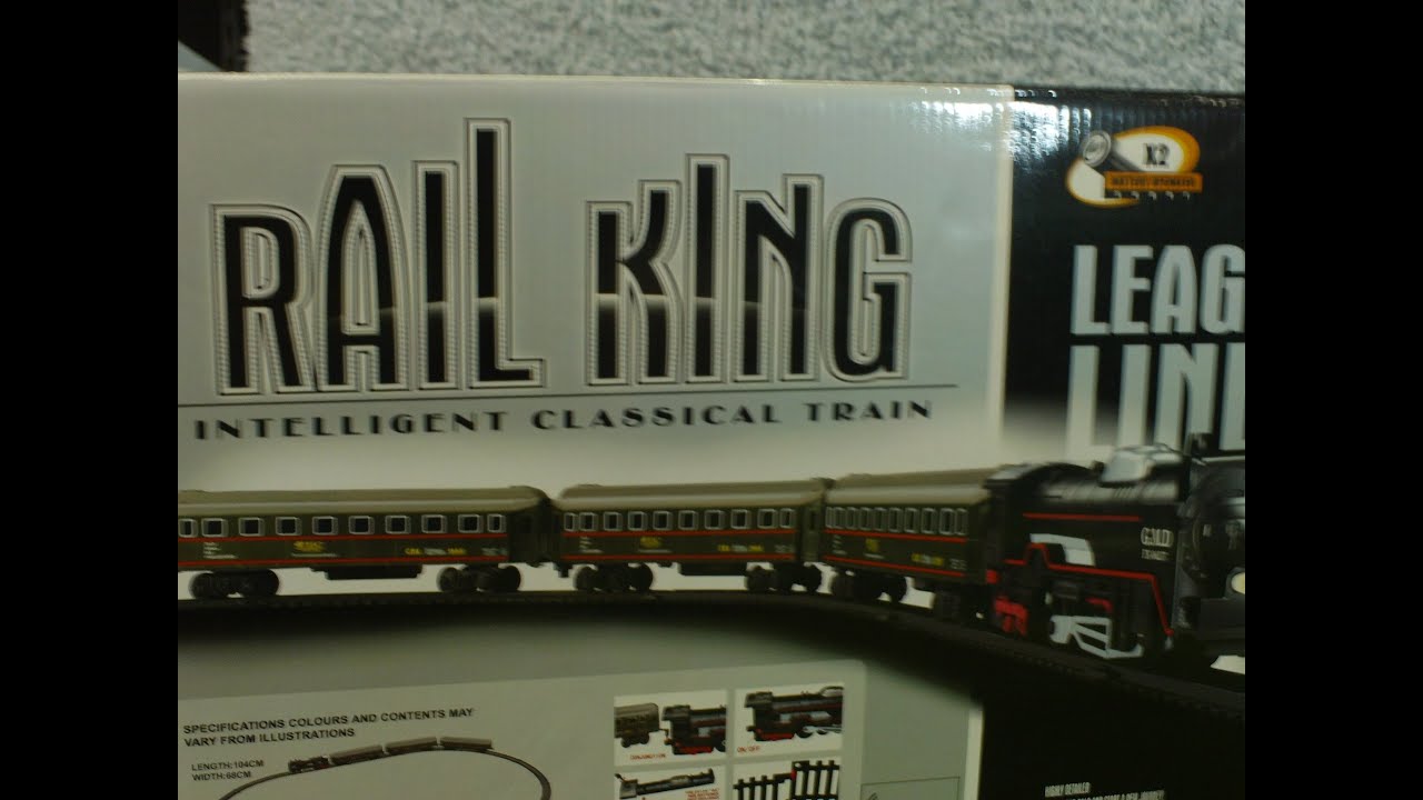 Video for Children Toy Trains Rail King Passenger Train for Kiddies