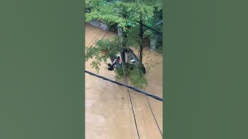 Nghẹt thở giây phút lực lượng cứu hộ bị lũ cuốn trôi tại Cao Bằng, thật may các anh đã an toàn 🙏