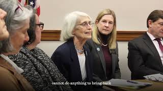 Lewiston's Senator Peggy Rotundo: "I come from a community with broken hearts and shattered lives."
