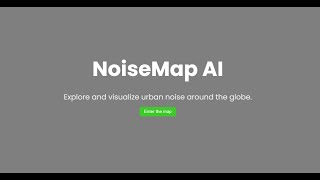 Google Maps Platform Award - NoiseMap AI