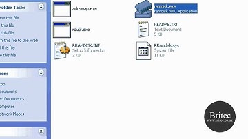 Setup Free Ramdisk for Windows Vista, XP, 2000 and 2003 Server by Britec