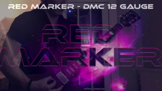 grafisk mixer Den anden dag Red MarKer - DMC 12 Gauge - YouTube