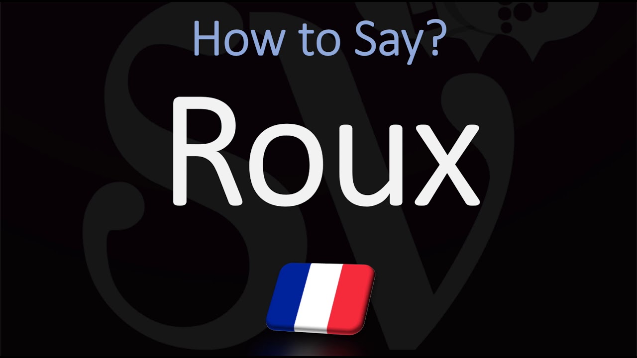 How Is La Roux Pronounced?