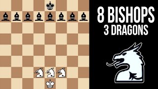 How many DRAGONS are needed to Defeat 8 BISHOPS?