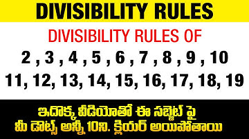Prime Numbers | Divisibility Rules | Divisibility Rules of numbers | DAO  | SSC|   CAT | Anil Nair
