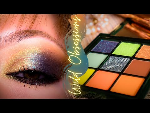 Golden Blue Smokey Eye | Huda Beauty Wild Obsessions Eyeshadow Palette | Wild Python | Sara K. E.